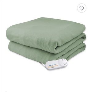 Biddeford Blankets, LLC Comfort Knit Heated Blanket, Twin, Sage